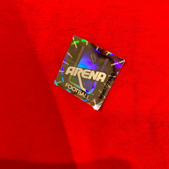 Red short sleeve crew neck Los Angeles Avengers Arena Football Shirt XXL NWT - Picture 7 of 7